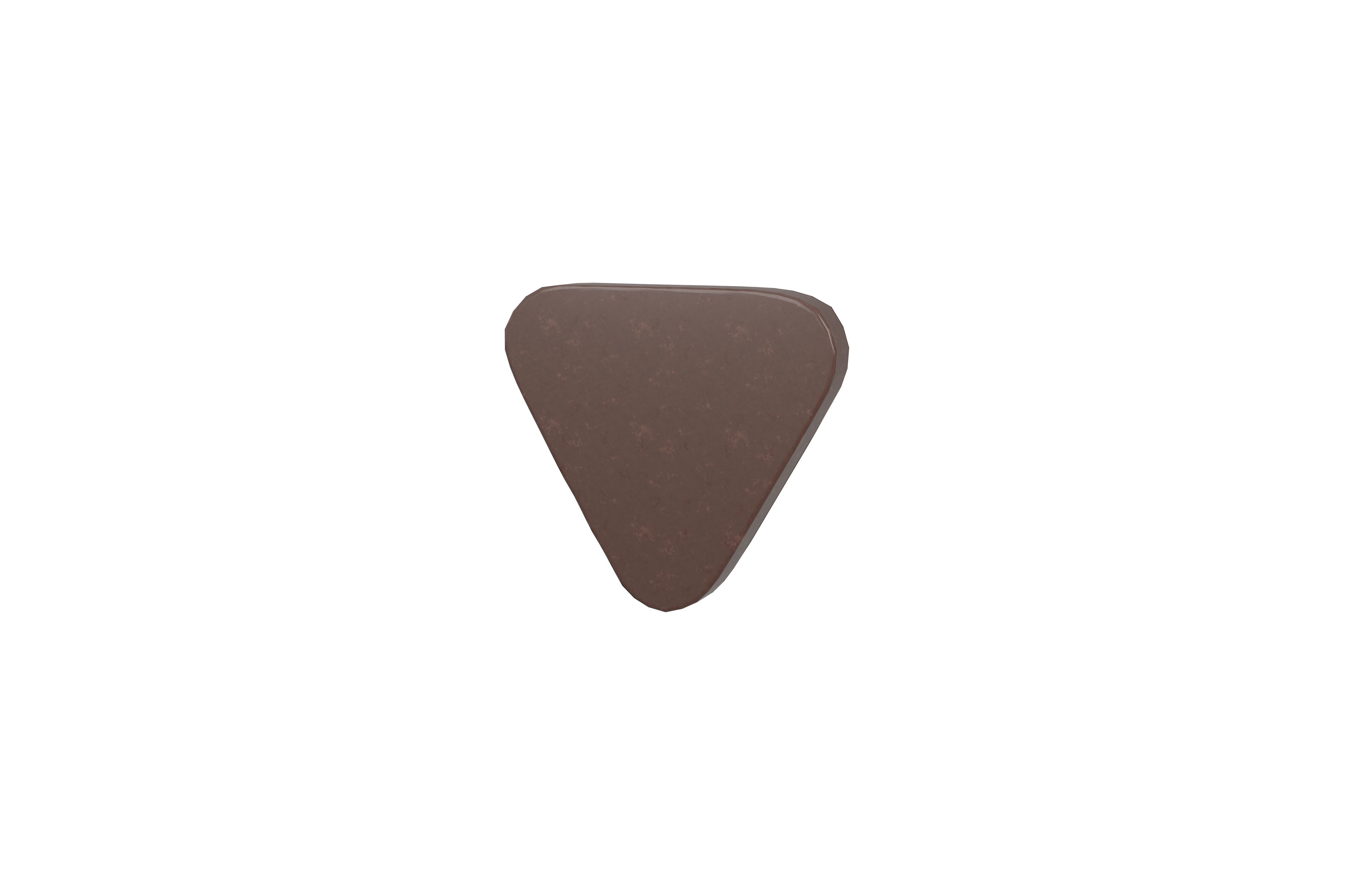 Triangle Chocolate v2 001 Low-poly 3D model_3