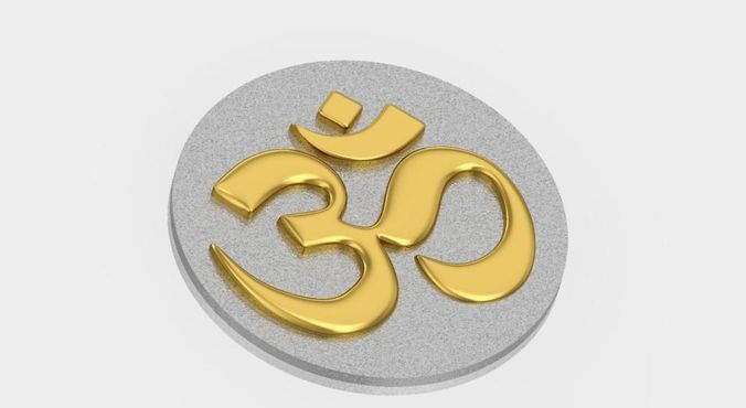 hinduism indian god om 3D print model
