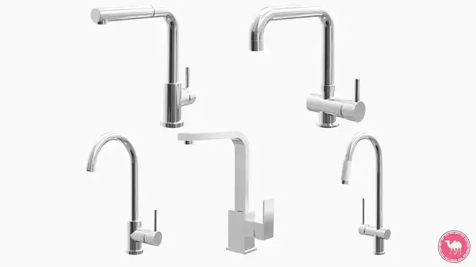 Fixtures - Kitchen Bathroom Faucet Pack D