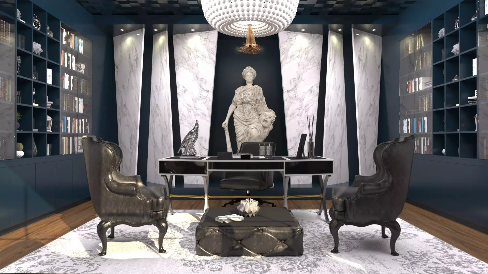 Office Room 3D model_0