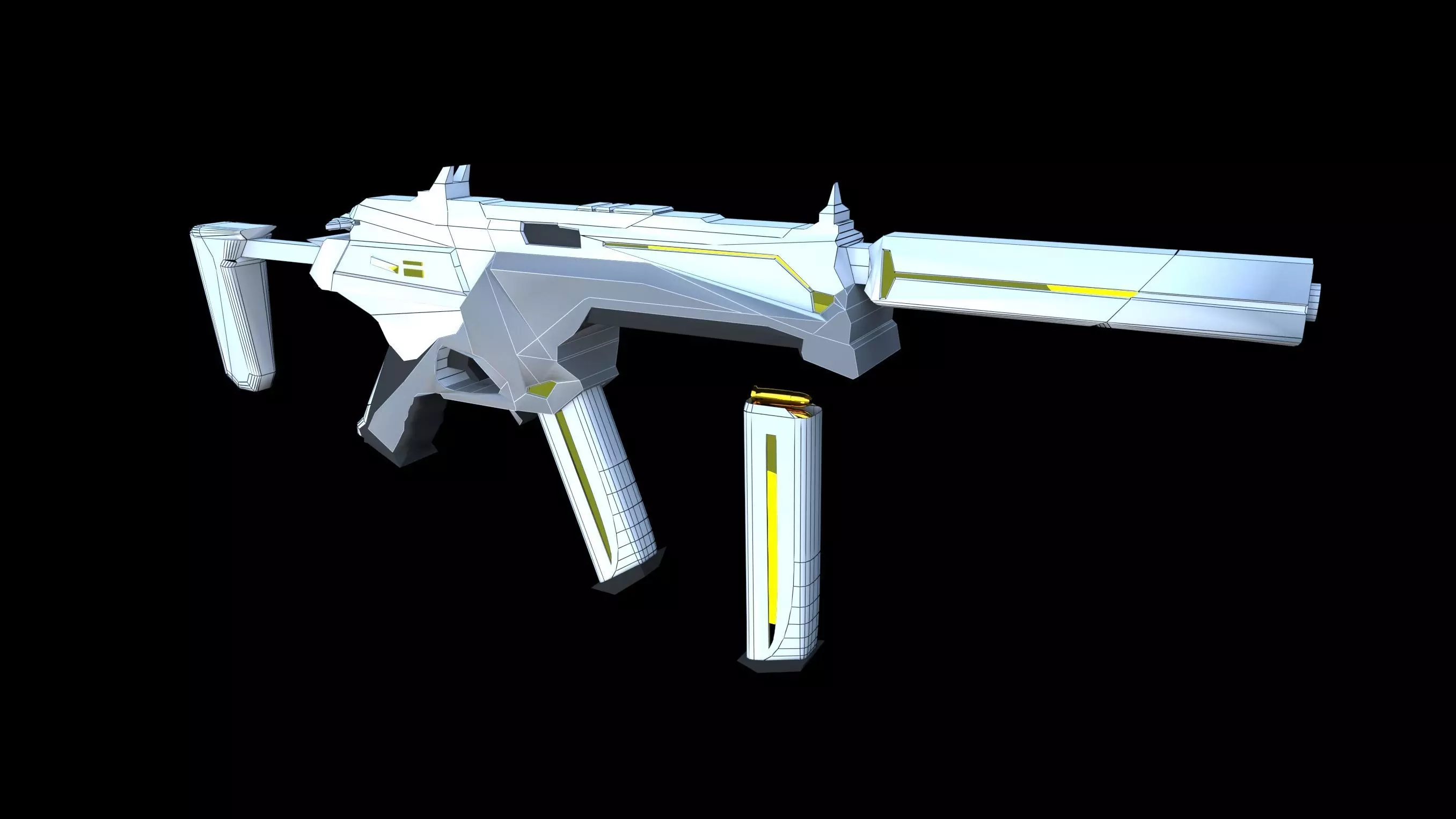 Gun Spectre Valorant 3D model