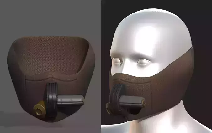 Gas mask helmet scifi fantasy armor hats military