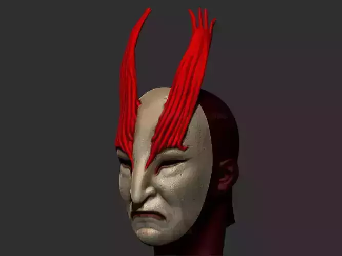 Shadow Warrior Cosplay Mask - Japanese Oni Samurai Mask