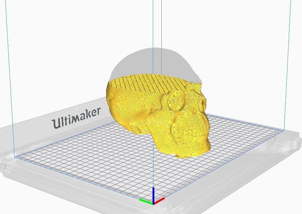 Skull Head 3D print model_8