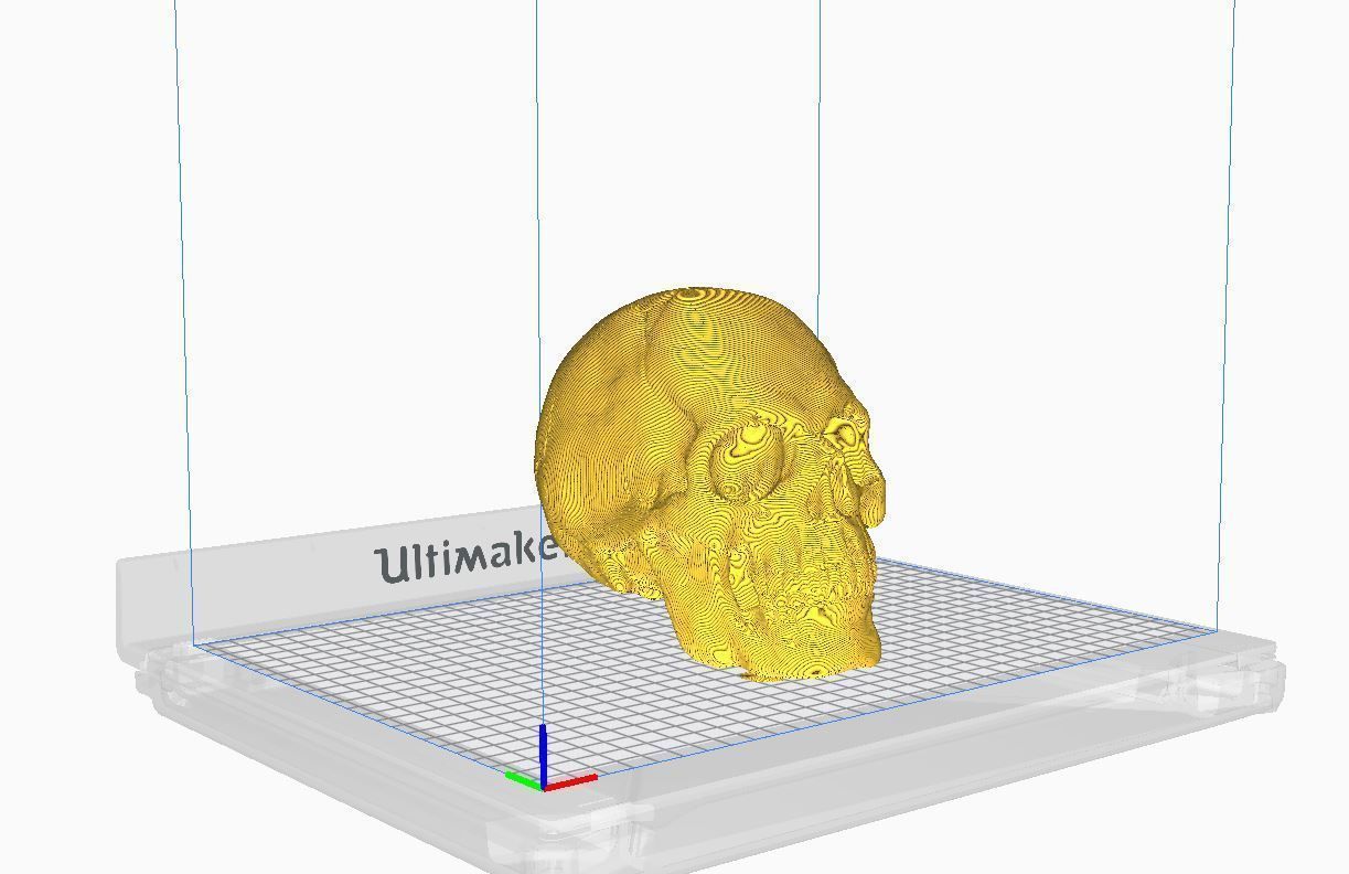 Skull Head 3D print model_6
