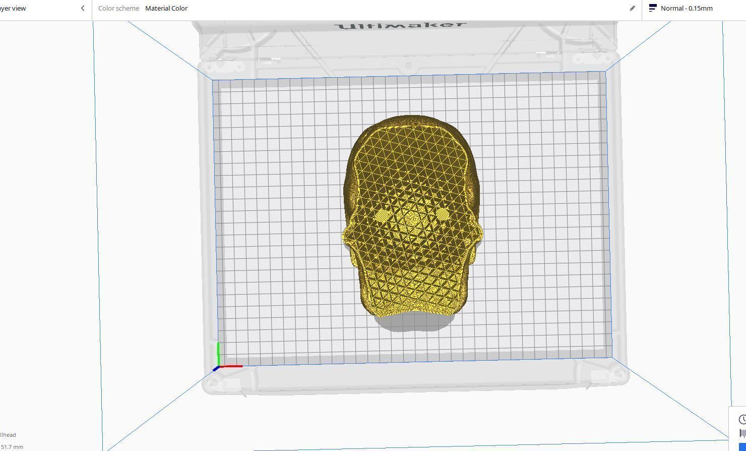 Skull Head 3D print model_7