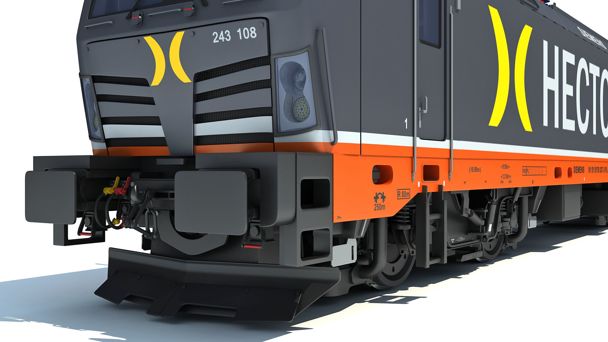 Hector Rail Siemens Vectron Locomotive 3D model_8