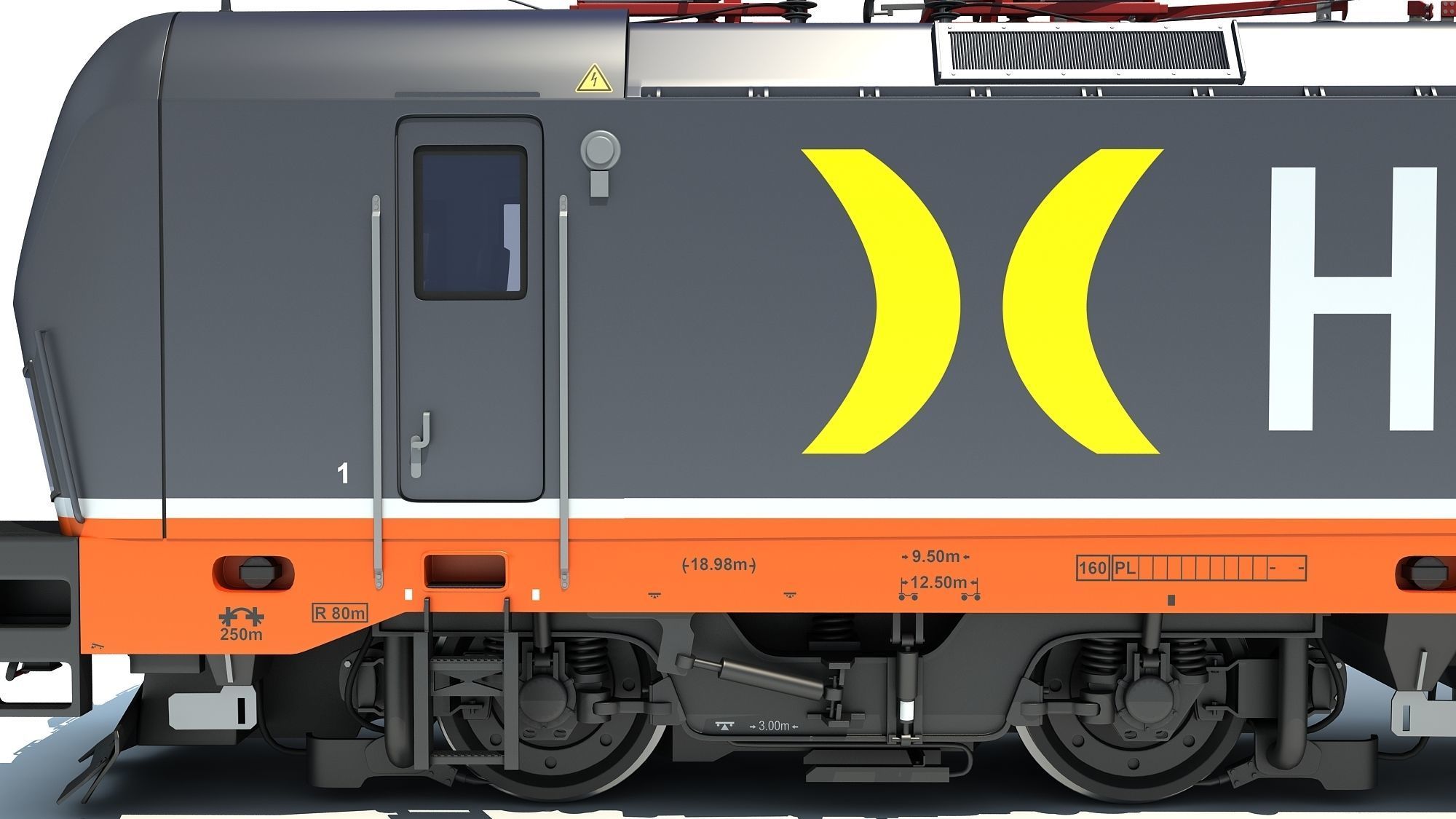 Hector Rail Siemens Vectron Locomotive 3D model_12