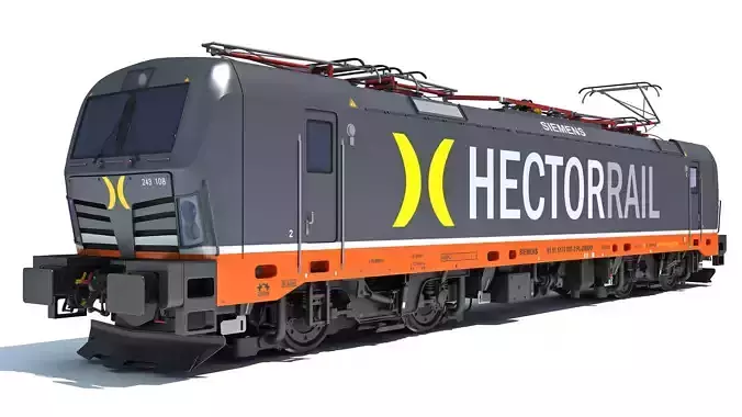Hector Rail Siemens Vectron Locomotive 3D model