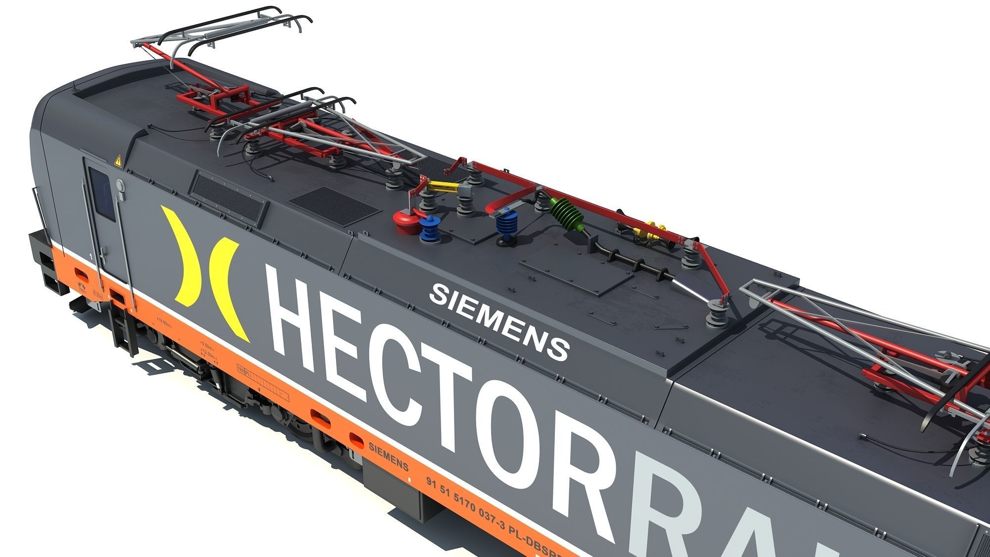 Hector Rail Siemens Vectron Locomotive 3D model_16