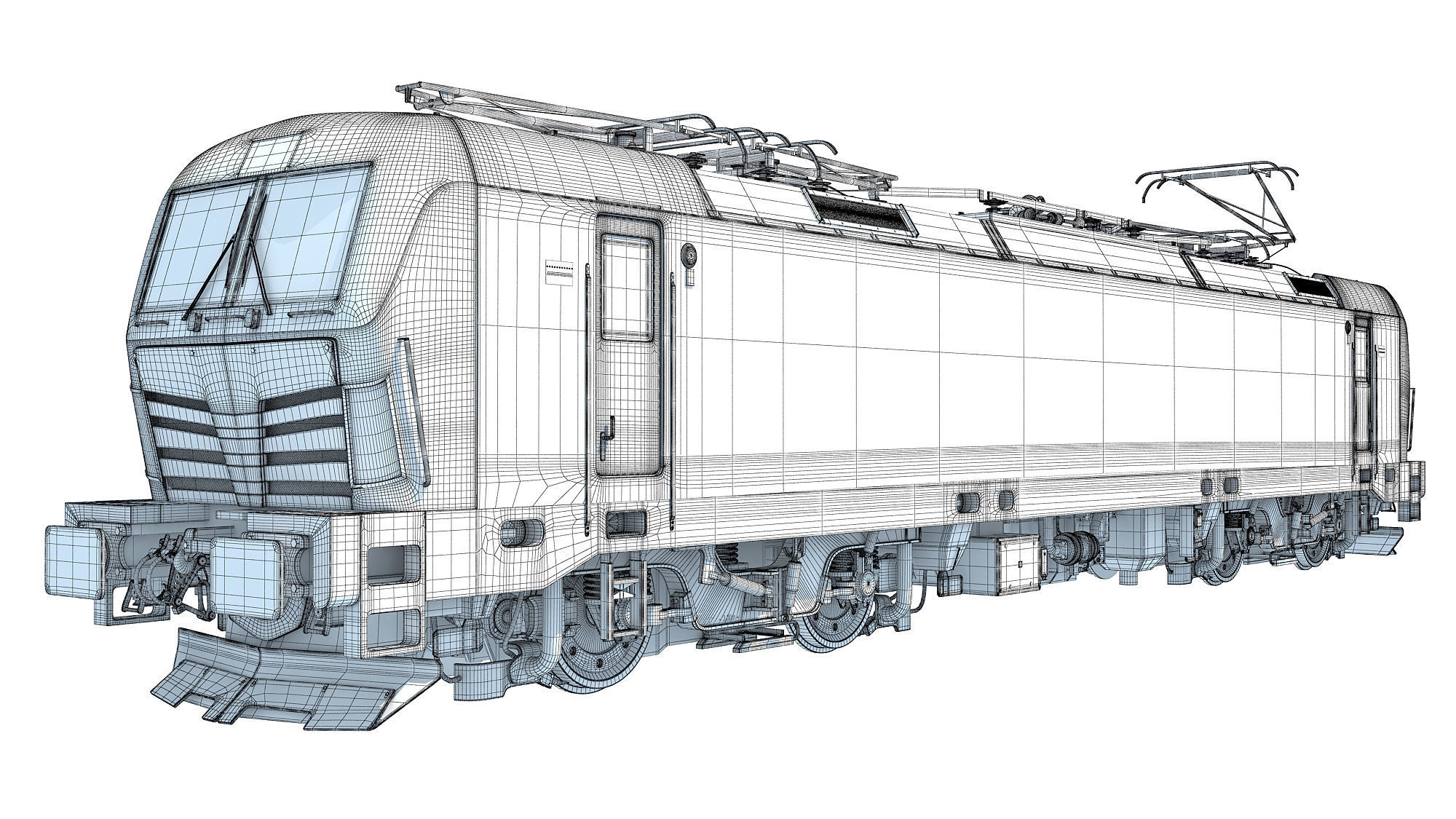 Hector Rail Siemens Vectron Locomotive 3D model_19