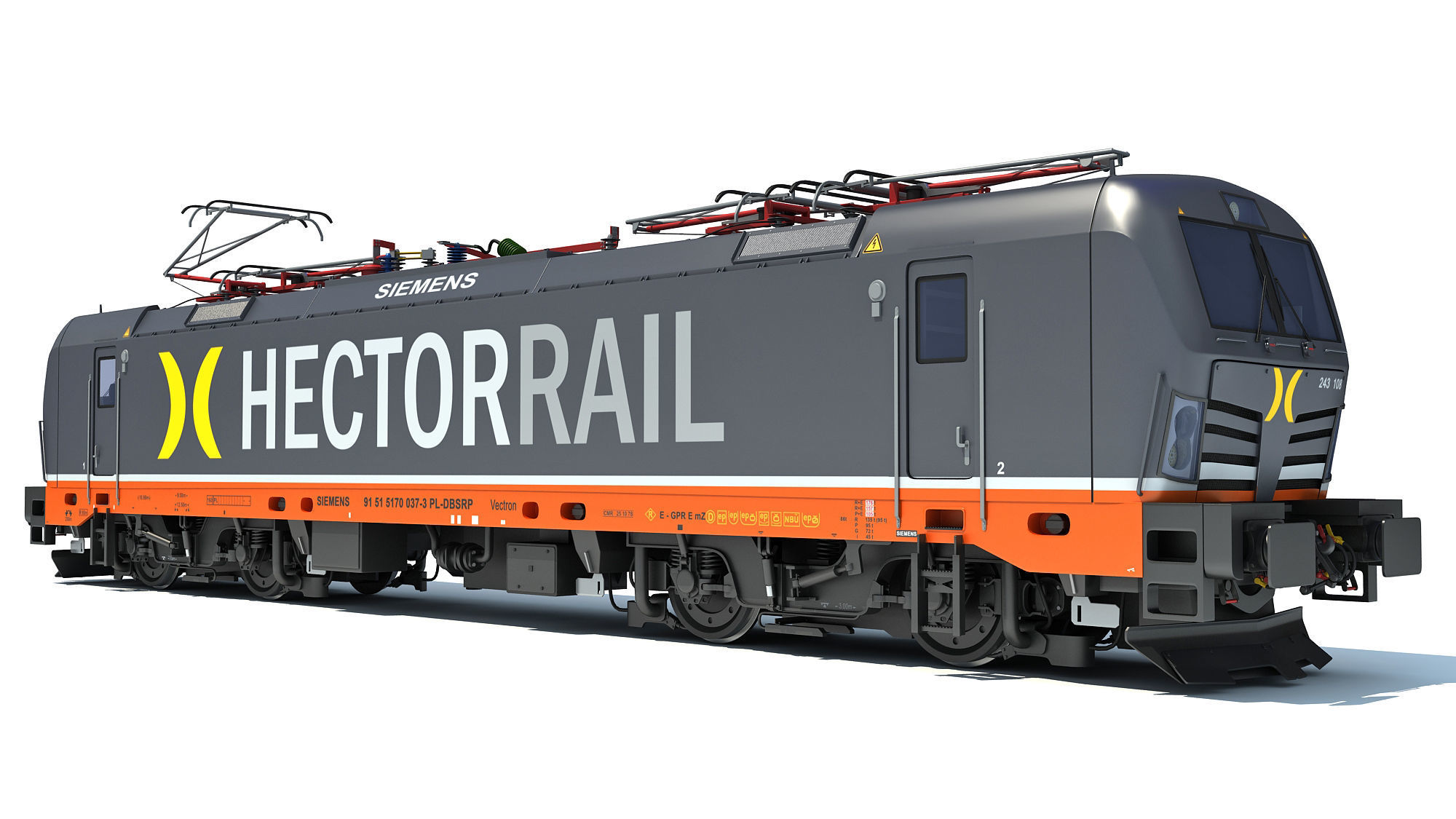 Hector Rail Siemens Vectron Locomotive 3D model_3