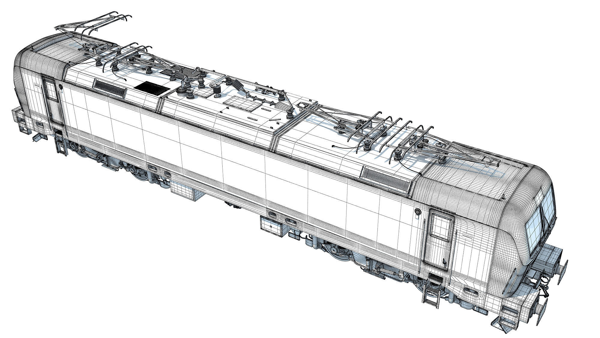 Hector Rail Siemens Vectron Locomotive 3D model_21