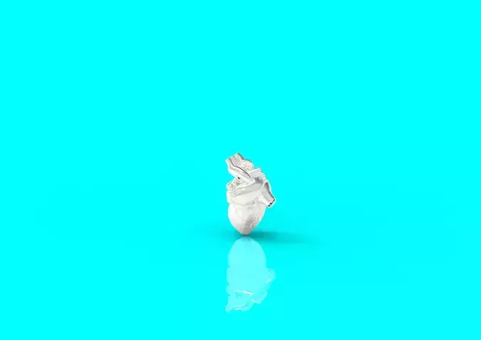 heart pendant 3D print model