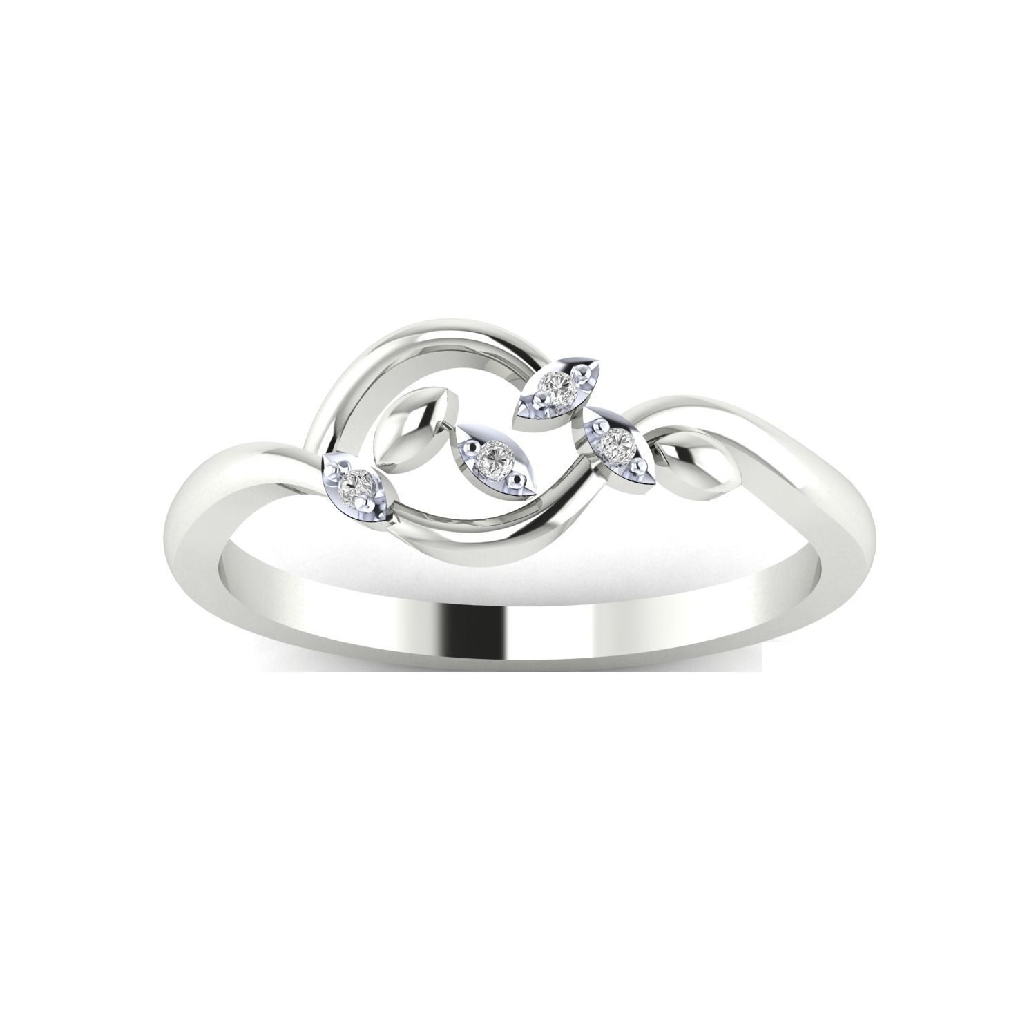 Women ring 3dm render detail 3D print model 3D print model_9