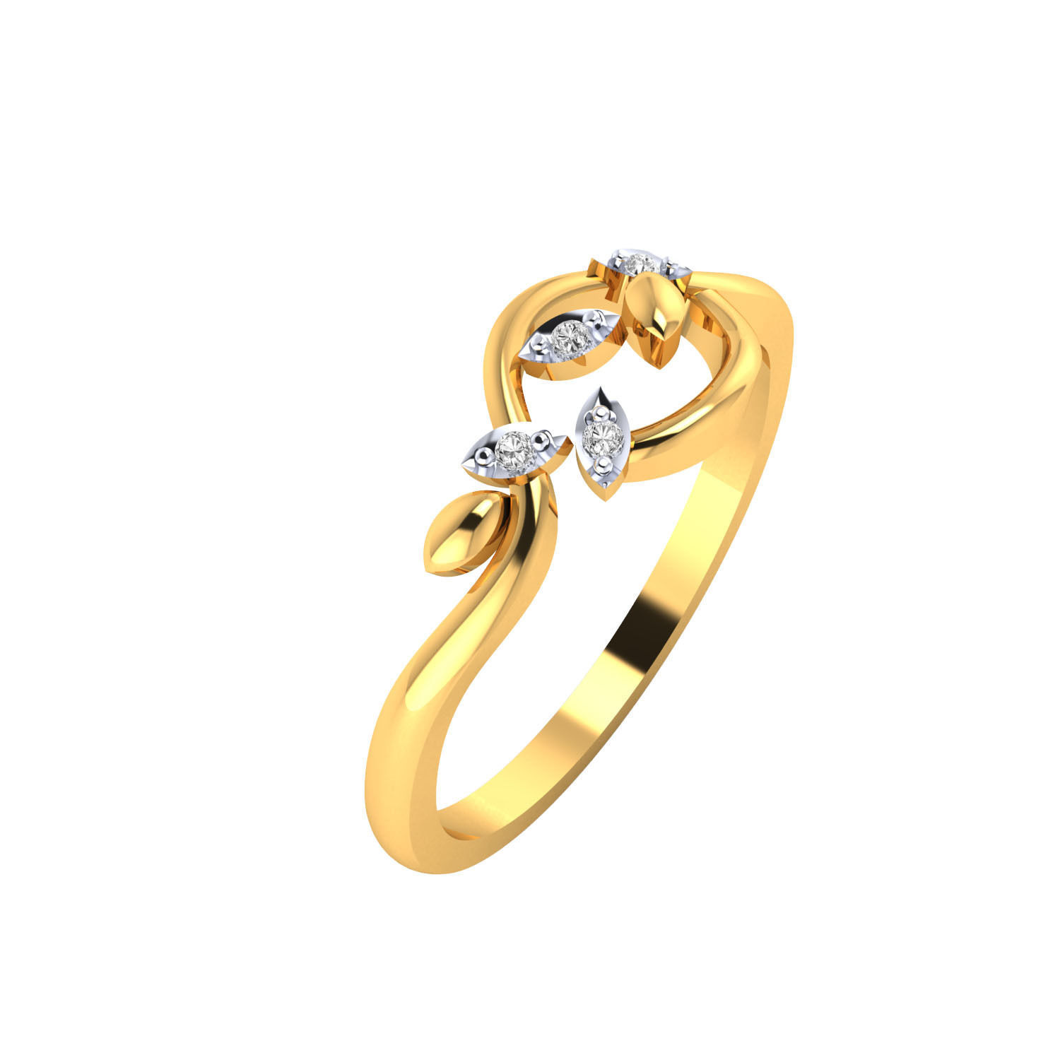 Women ring 3dm render detail 3D print model 3D print model_12