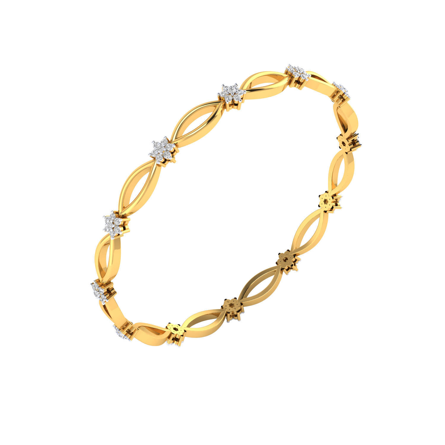 Women bangle 3dm render detail 3D print model 3D print model_7