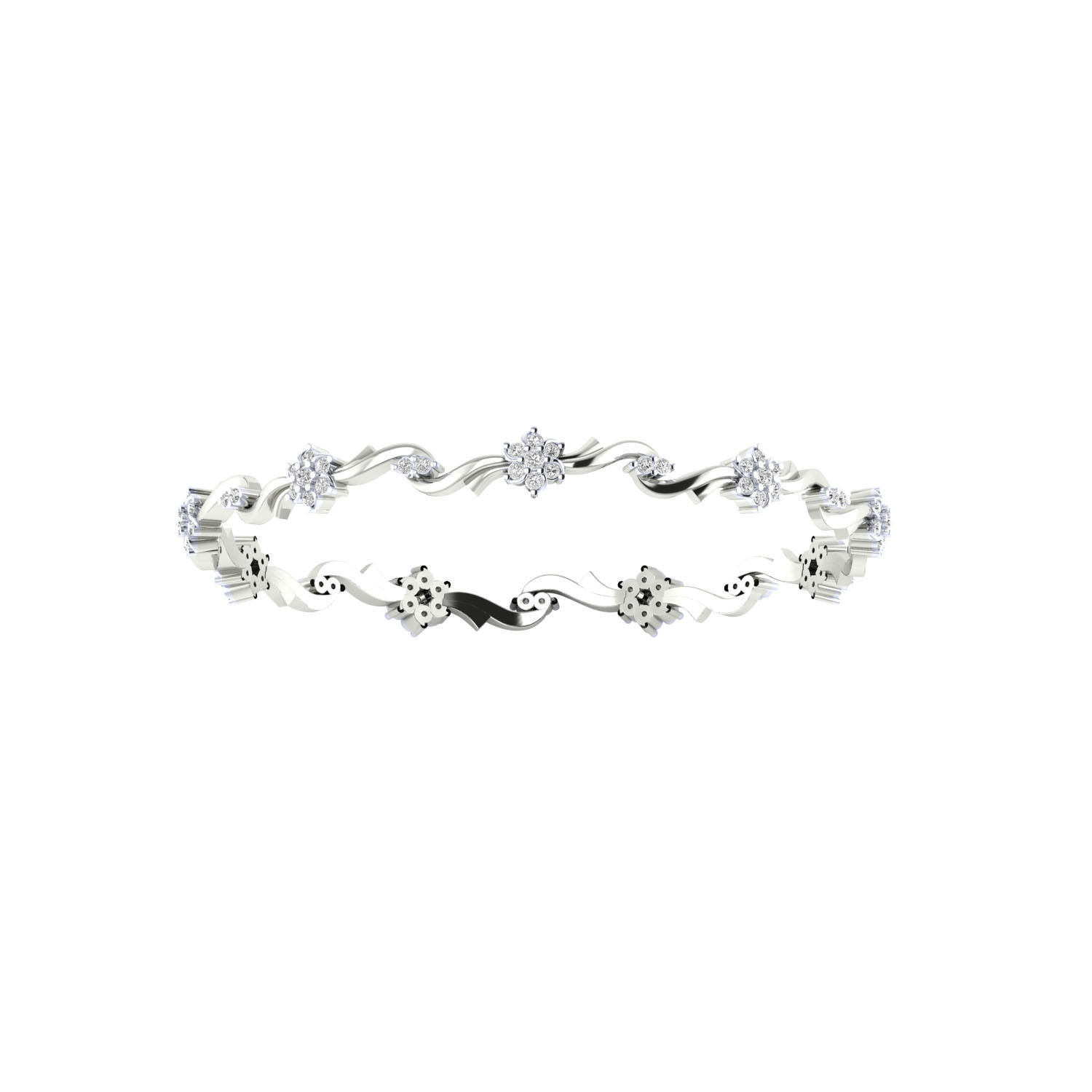 Women bangle 3dm render detail 3D print model 3D print model_13