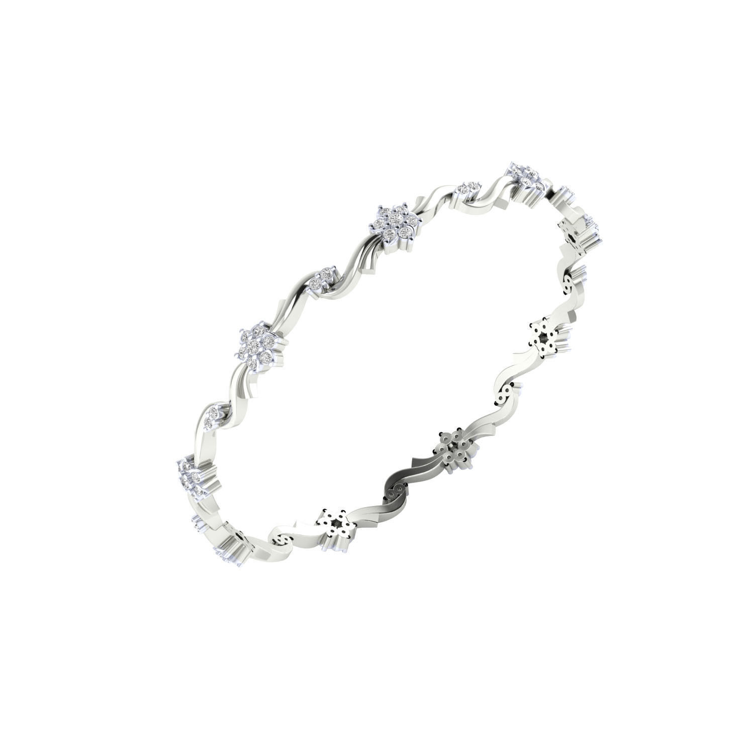 Women bangle 3dm render detail 3D print model 3D print model_2