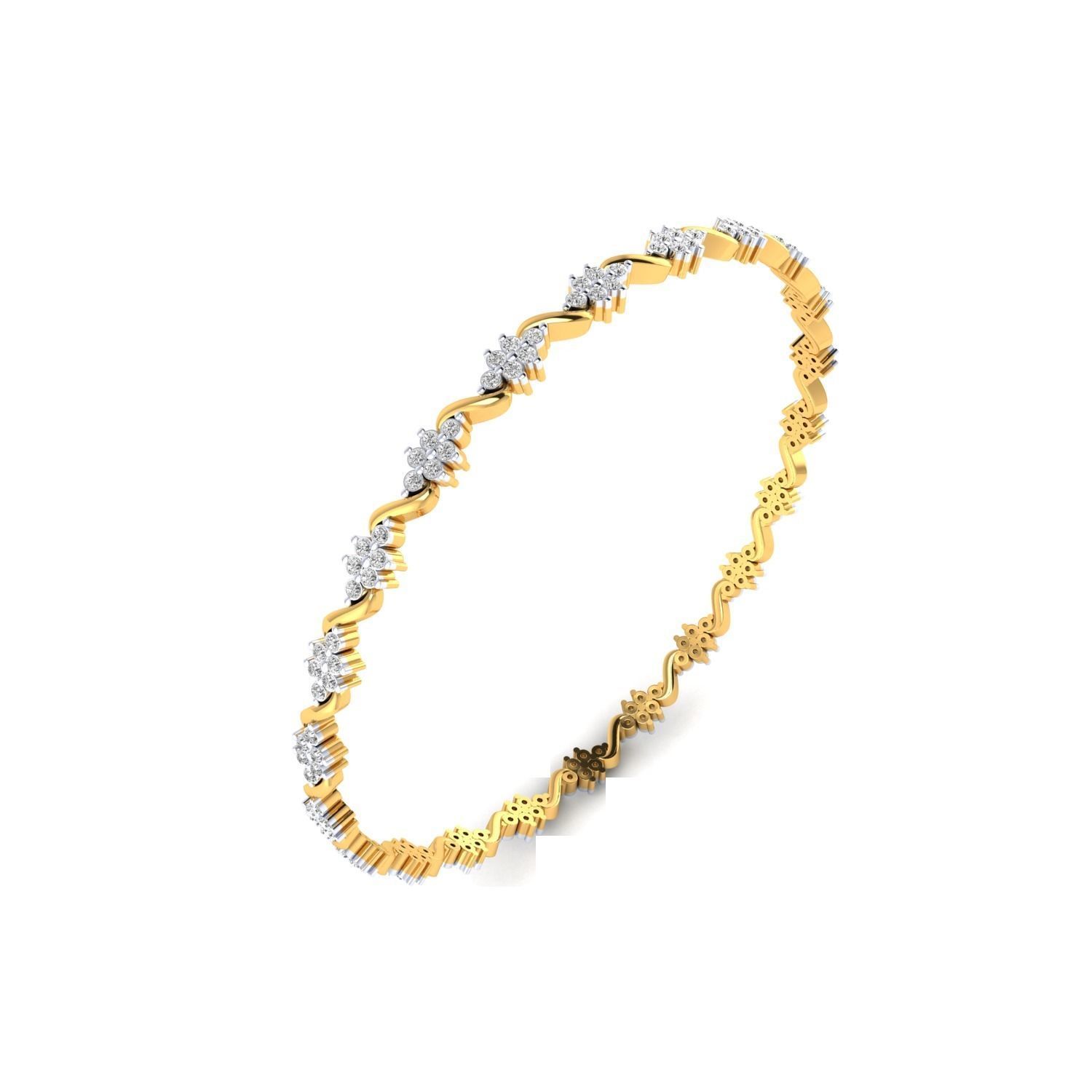 Women bengal-bracelet 3dm render detail 3D print model 3D print model_5