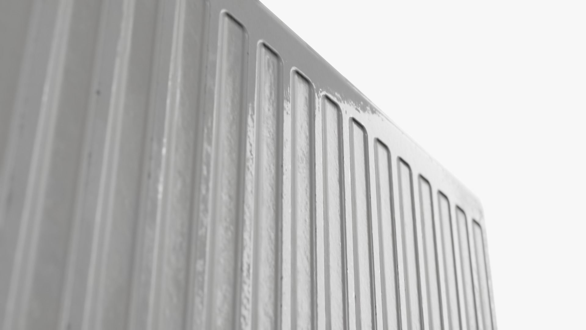 Panel radiator Low-poly 3D model_11