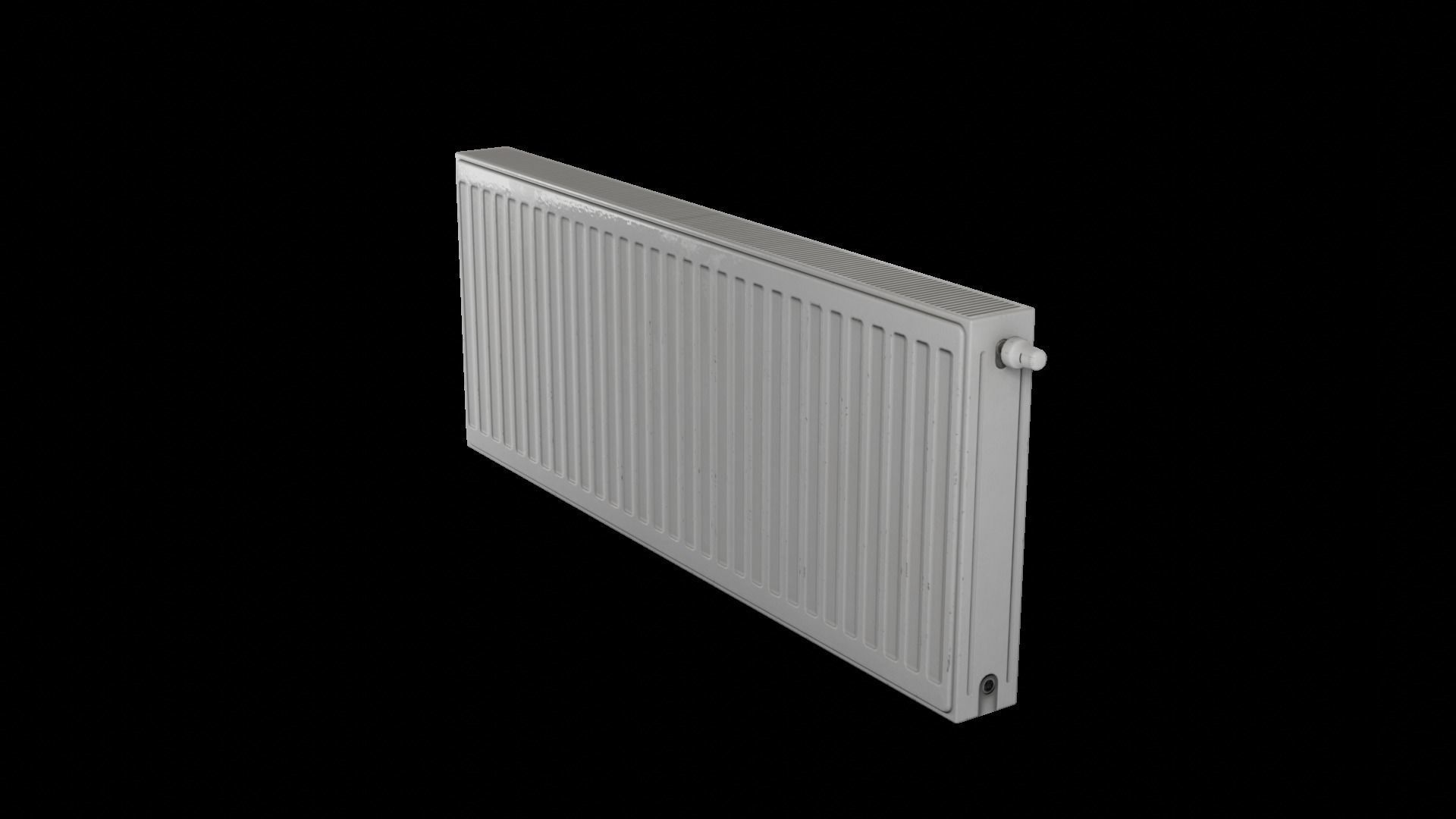 Panel radiator Low-poly 3D model_15
