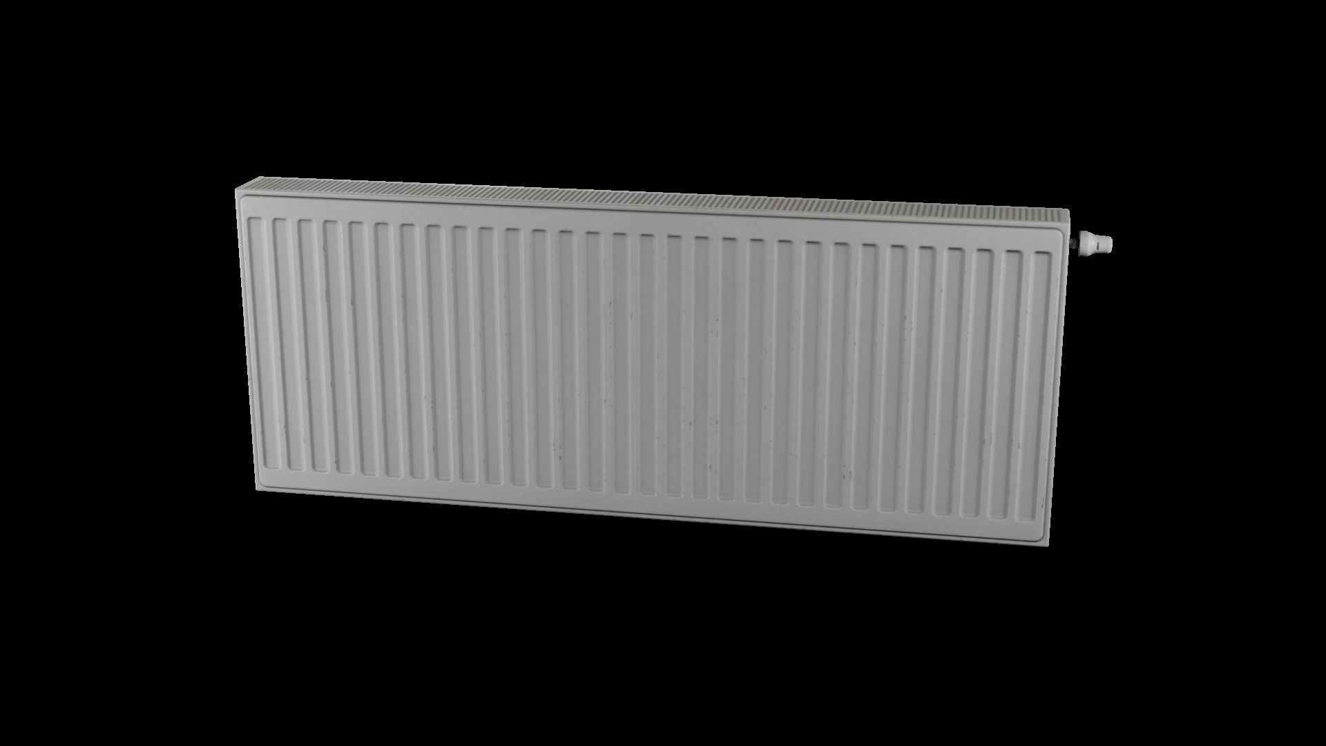 Panel radiator Low-poly 3D model_43