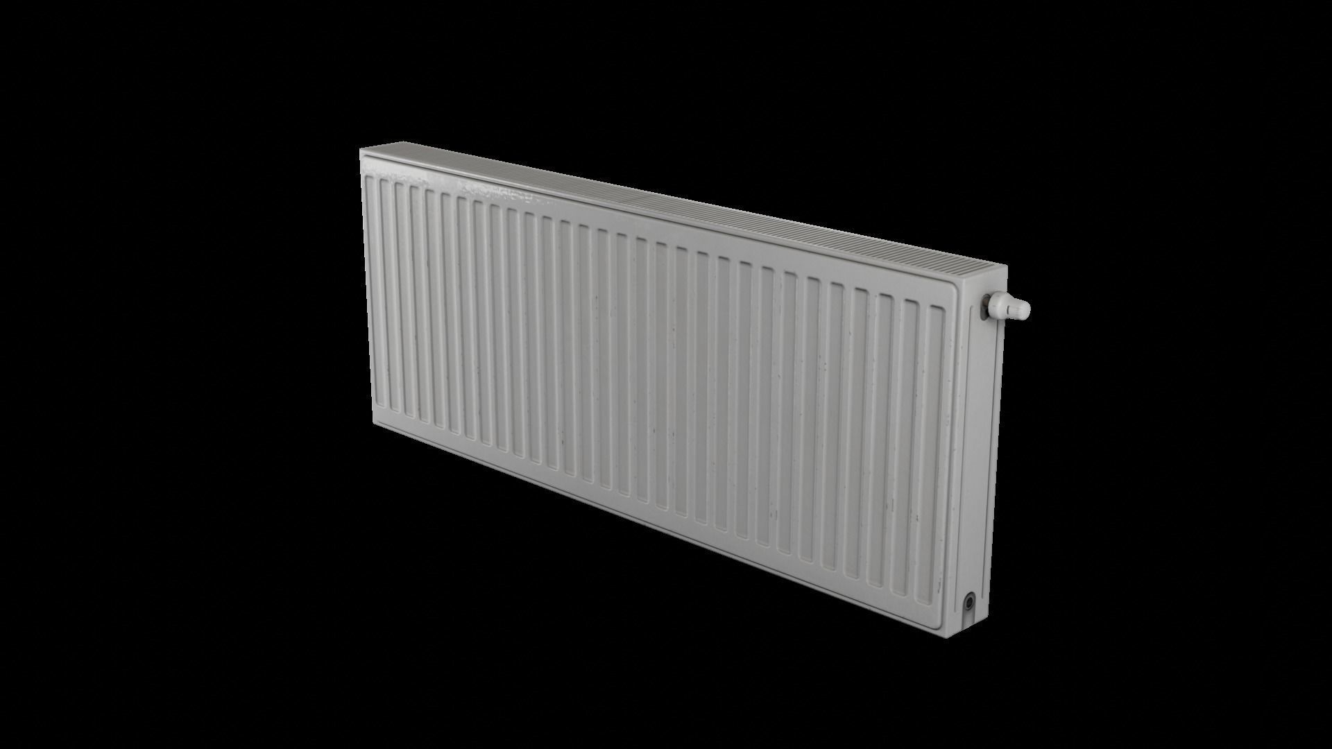 Panel radiator Low-poly 3D model_17