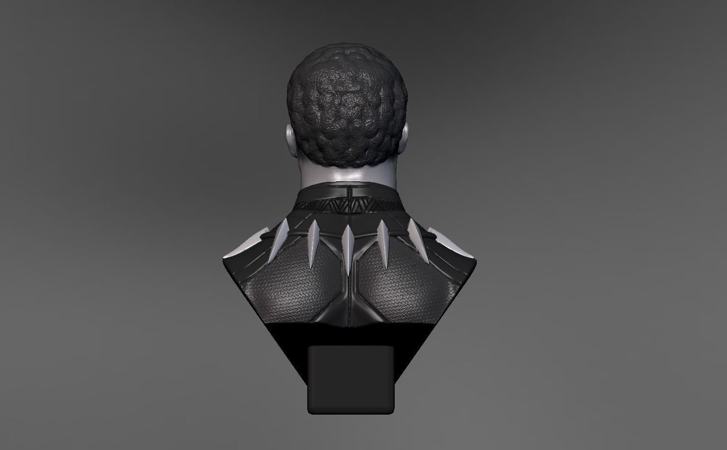 Chadwick Boseman BlackPanther T Challa 3D print model_6