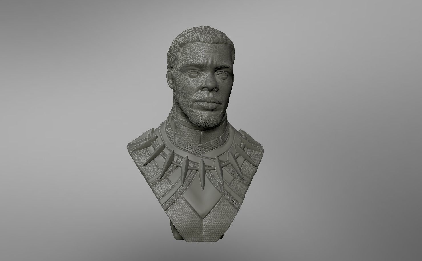 Chadwick Boseman BlackPanther T Challa 3D print model_9