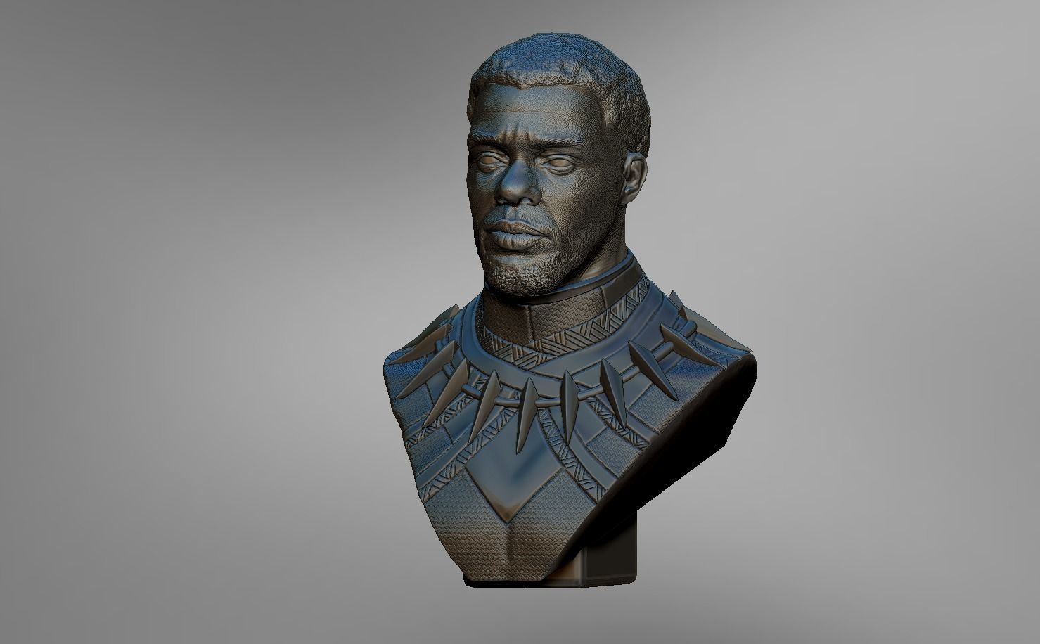 Chadwick Boseman BlackPanther T Challa 3D print model_10