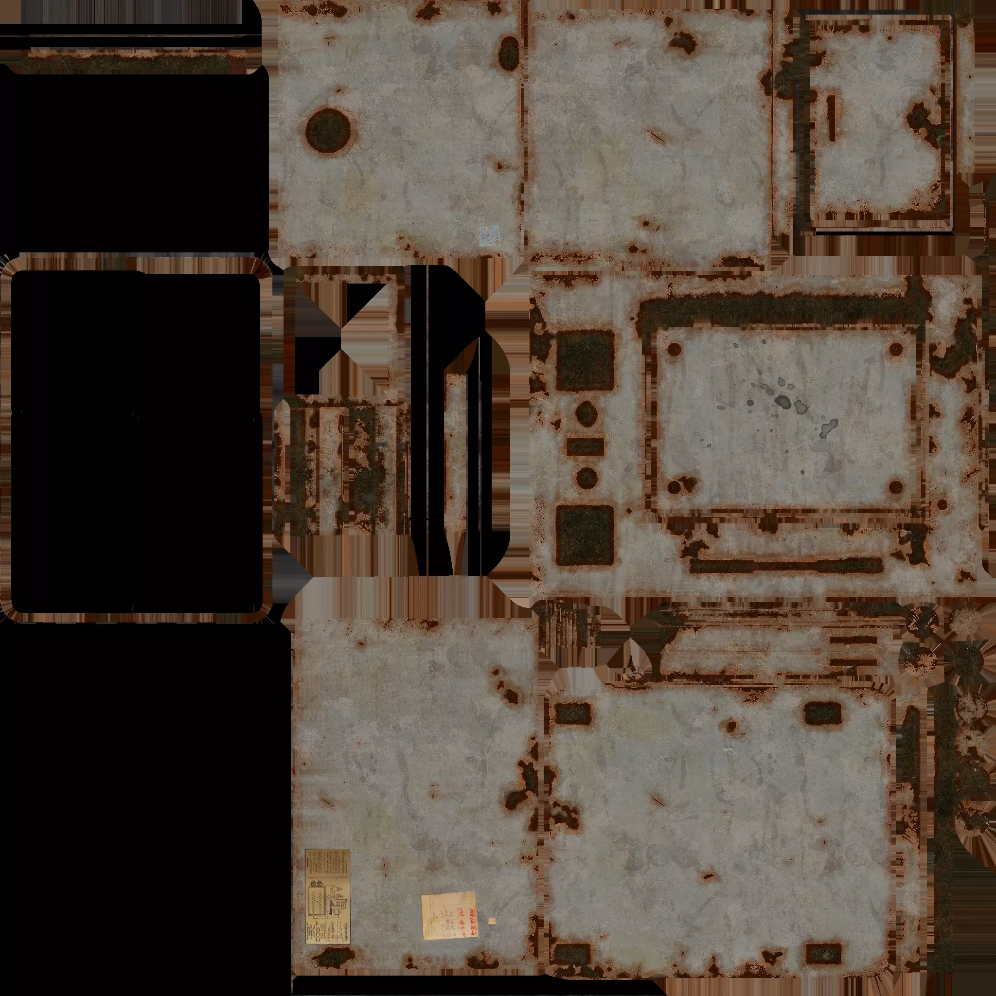 Worn Laboratory Equipment-Incubator- 3D model_10