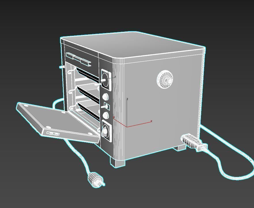 Worn Laboratory Equipment-Incubator- 3D model_9