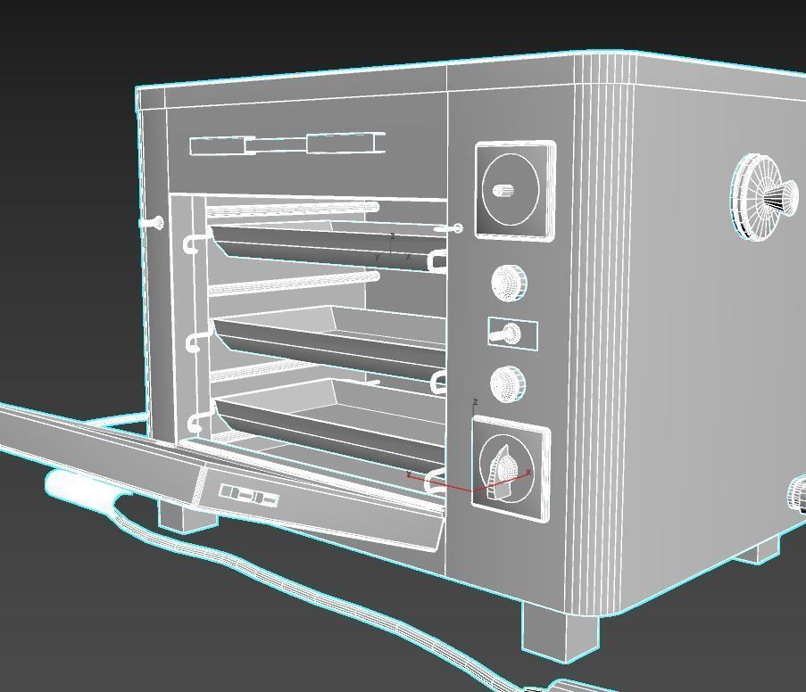 Worn Laboratory Equipment-Incubator- 3D model_6