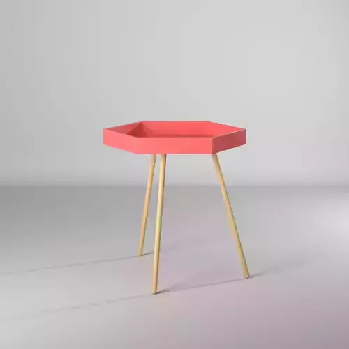 Mesa Andrena Hexagono - Andrena Hexagon Table 3D model