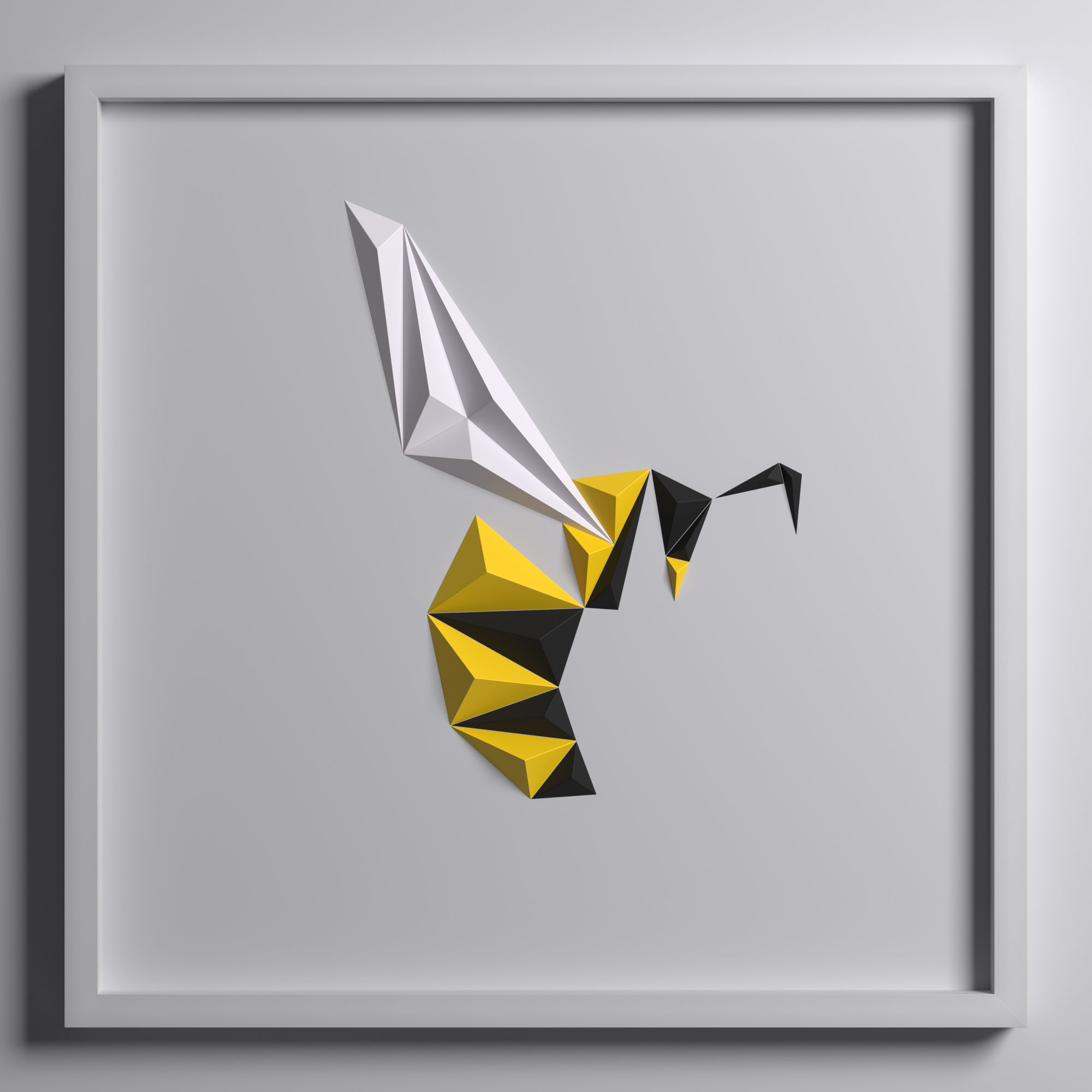 Paper Art Work 02 3D model_4