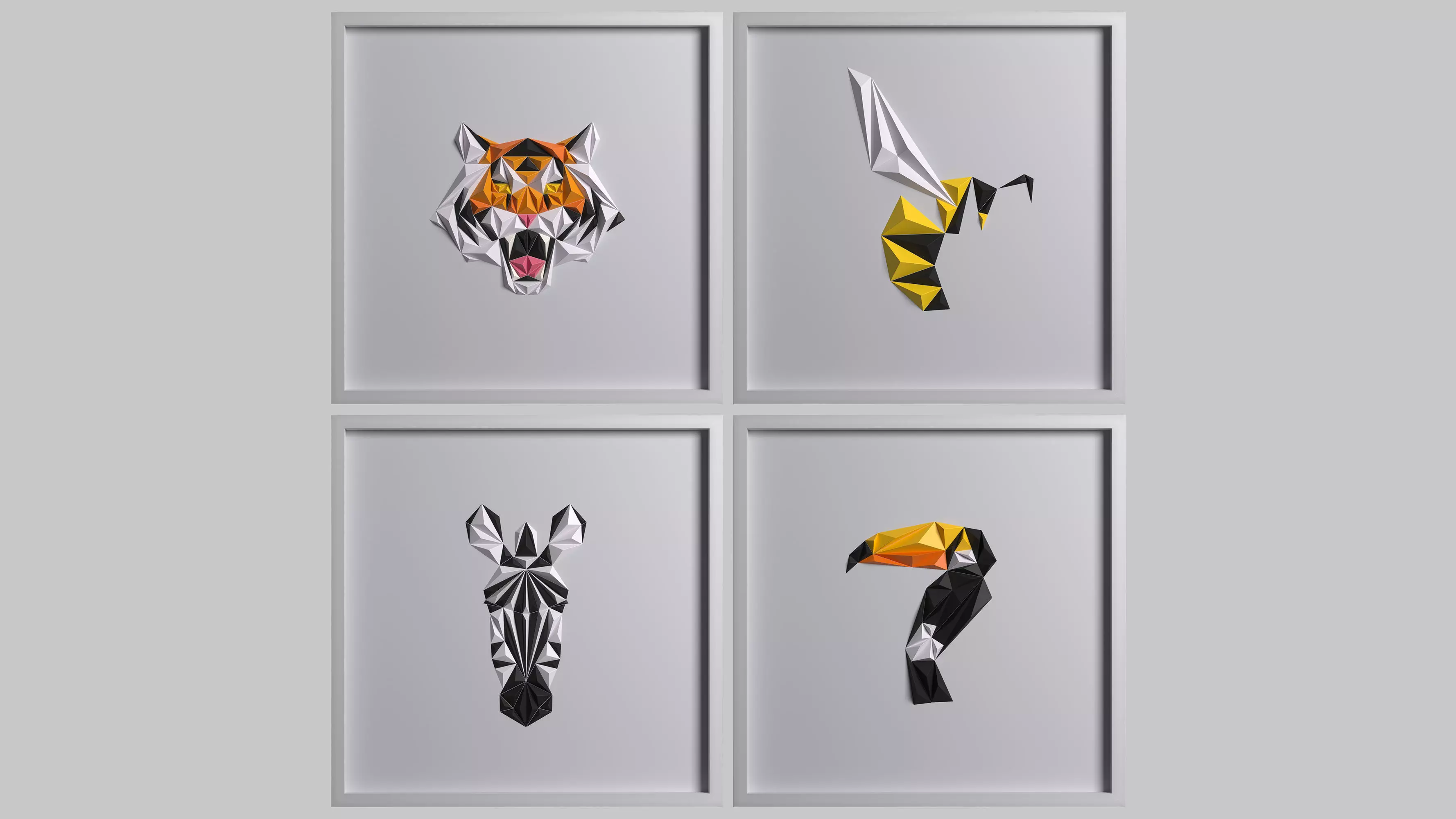 Paper Art Work 02 3D model_0