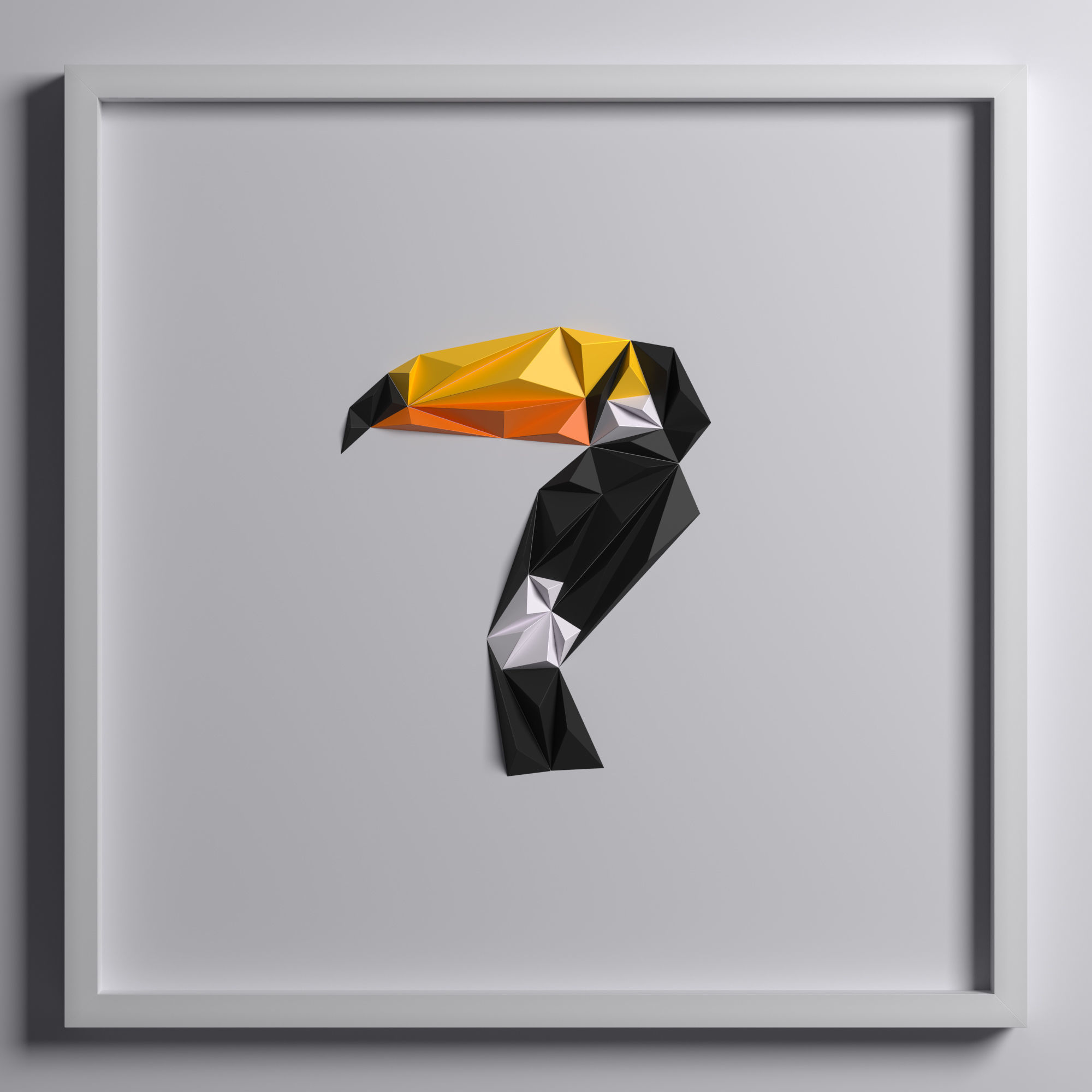 Paper Art Work 02 3D model_5