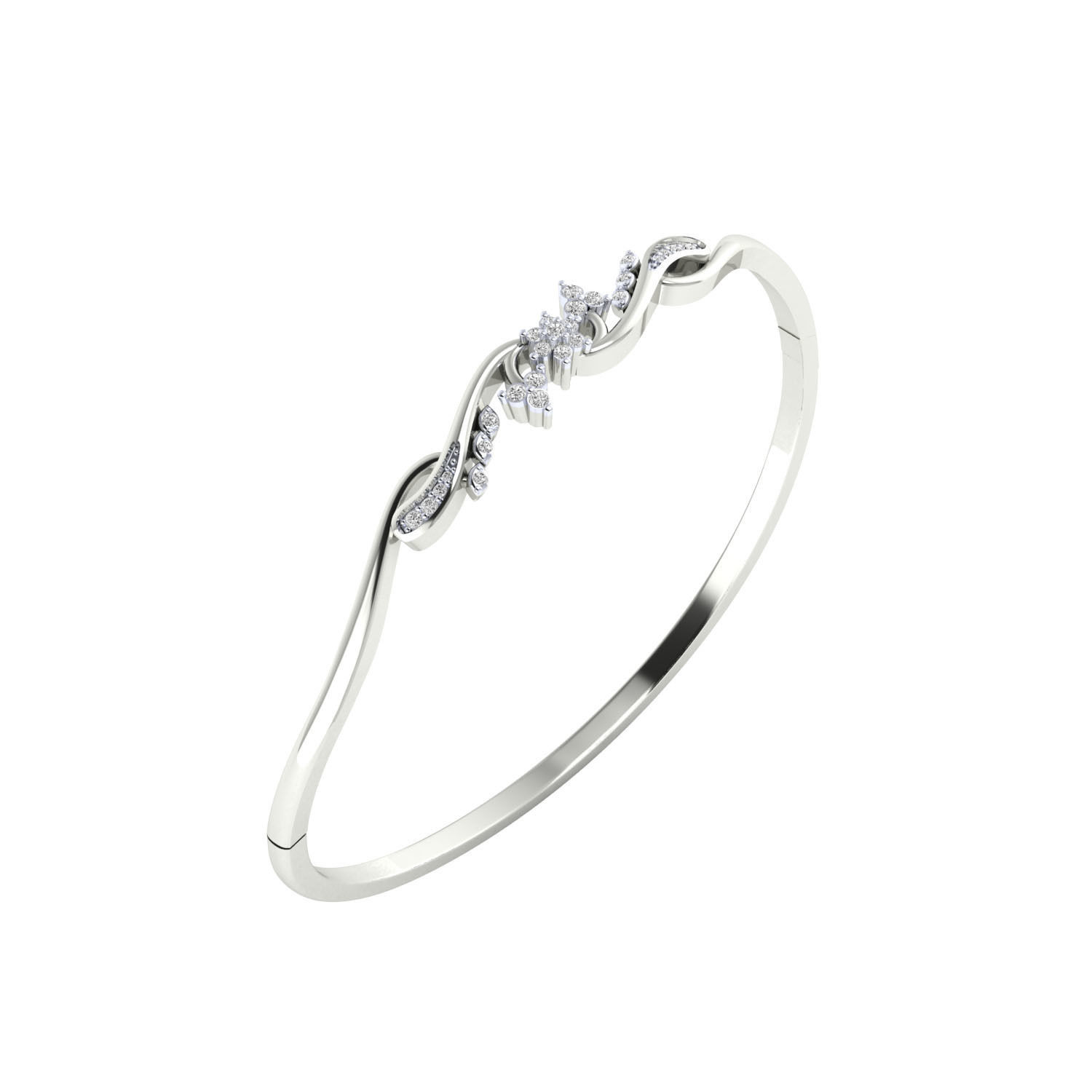 Women bracelet 3dm render detail 3D print model 3D print model_2