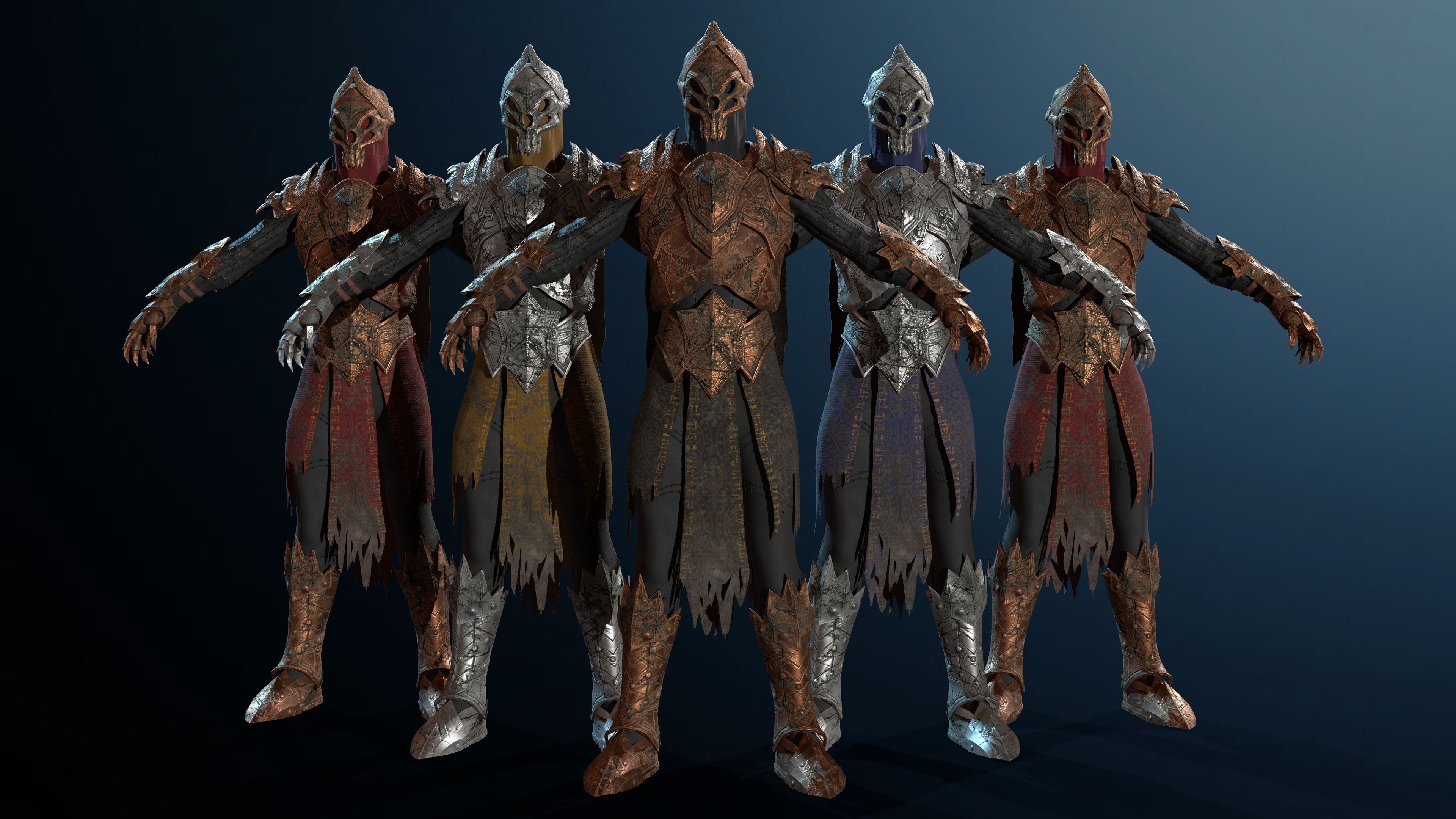 Skeleton Army collection RIGGED _14