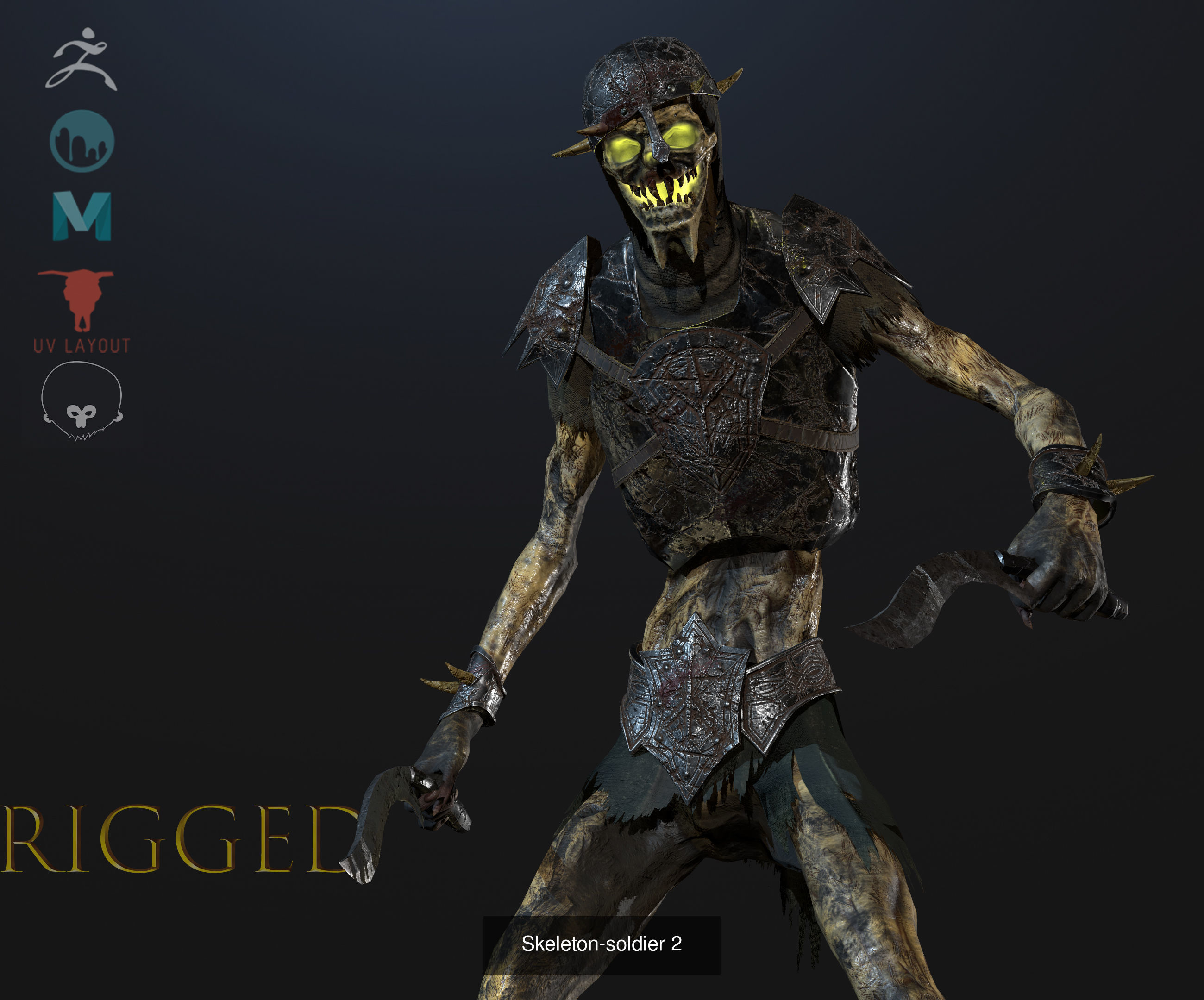 Skeleton Army collection RIGGED _9
