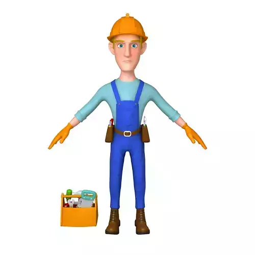 Worker Cartoon 02