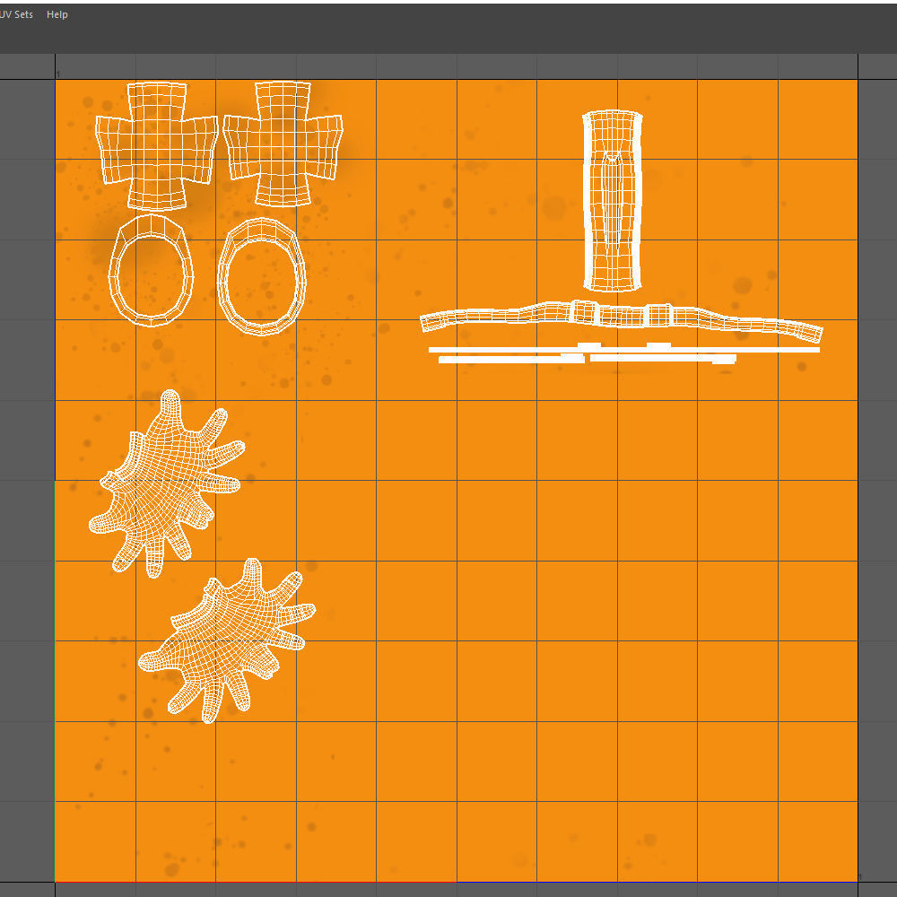 Worker Cartoon 02 3D model_20