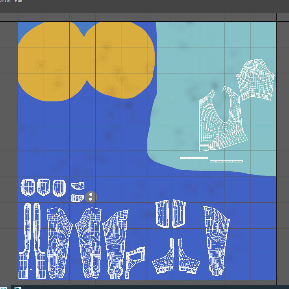 Worker Cartoon 02 3D model_18