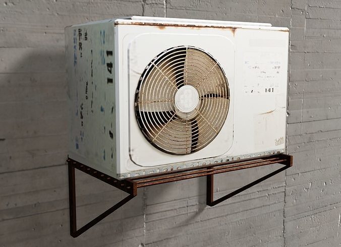 Air Conditioner Free low-poly 3D model