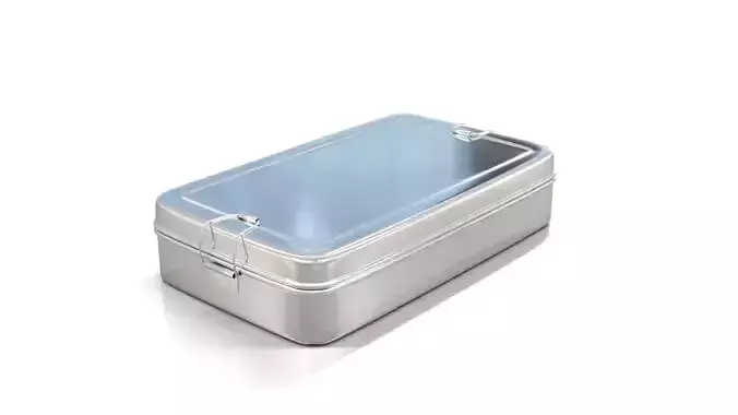 Stainless Steel Tiffin Box 3d Model