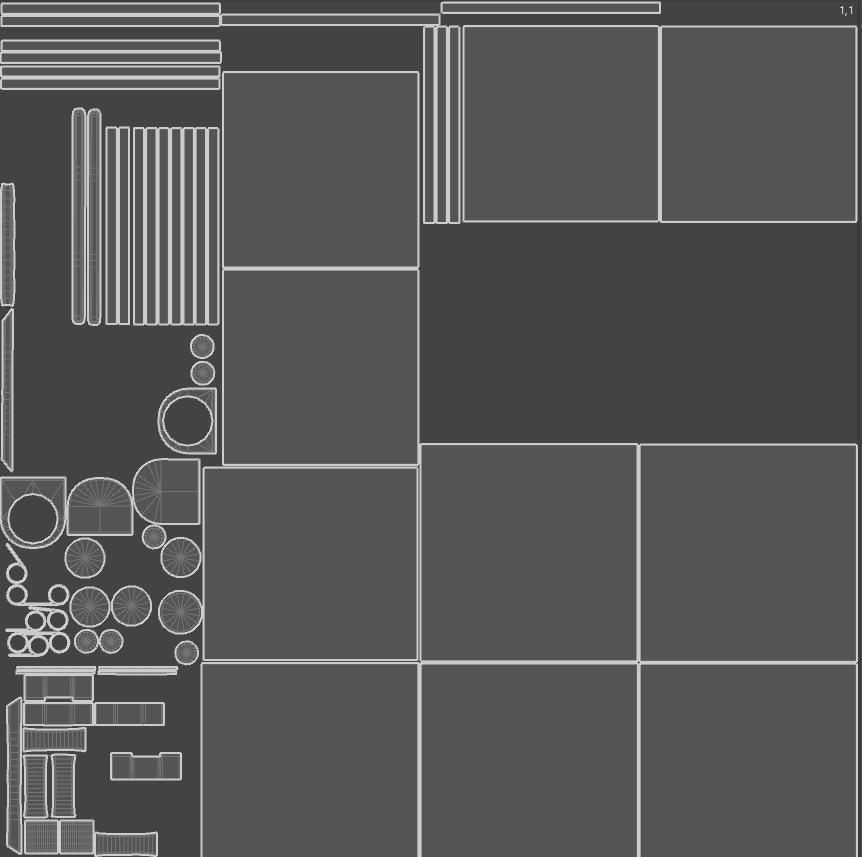 Election Vote box with Padlock and Envelope PBR Textures Low-poly 3D model_1