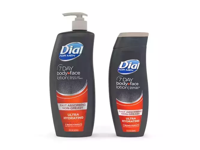 Dial for Men Body Lotion 3D model