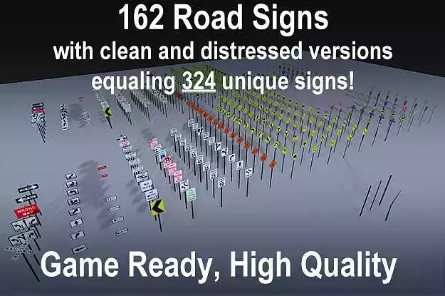 162 Game Ready Signs