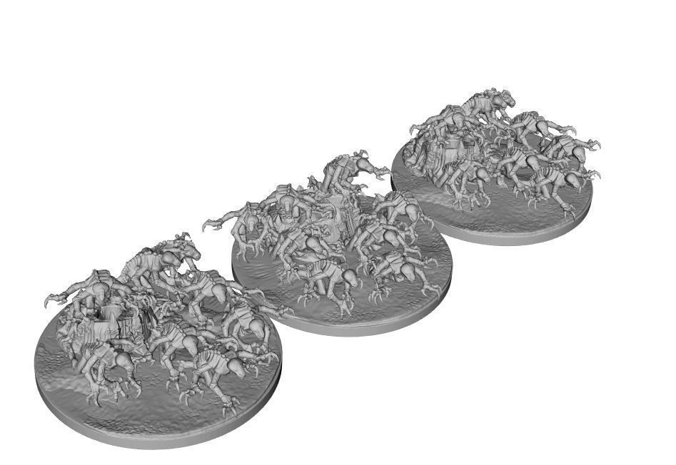 epic hive small diorama collection smaller ones 3D print model_3